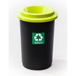Plafor plastový ECO BIN 50 L zelené víko – Zboží Mobilmania