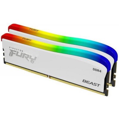 Kingston FURY Beast RGB 32GB DDR4 3600MHz CL18 DIMM Bílá Kit 2x 16GB KF436C18BWAK2/32 – Zboží Mobilmania