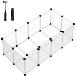 Songmics Ohrádka pro Hlodavce čirá 63 x 42 x 125 cm – Hledejceny.cz