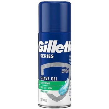 Gillette Seriees 3x Action Sensitive gel na holení 75 ml
