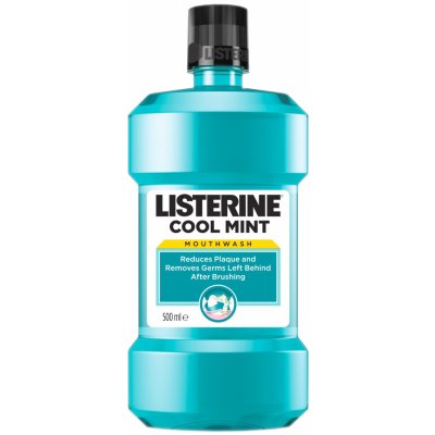 Listerine Mouthwash Cool Mint ústní voda pro svěží dech 500 ml