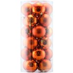 DECOLED Plastové koule prům. 8 cm měděná 12x lesklá 12x matná – Hledejceny.cz