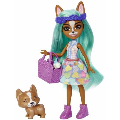 Mattel Enchantimals a miminka Crizia Corgiová – Zboží Mobilmania