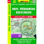Brdy Příbramsko Rokycansko mapa 1:40 000 č. 417 – Zboží Dáma