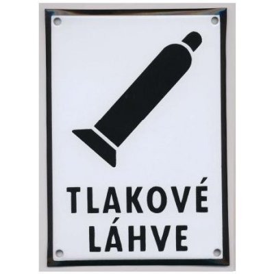 Tlakové láhve 150x210mm smaltovaná tabulka – Zbozi.Blesk.cz