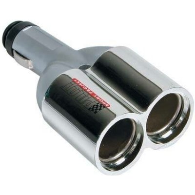 Lampa Italy Rozdvojka do auta 12V 10A pevná chrom | Zboží Auto