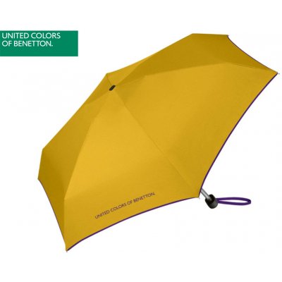 Benetton skládací deštník Ultra Mini flat 56442 nugget gold od 450 Kč -  Heureka.cz