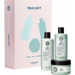 Maria Nila Holiday Box True Soft šampon 350 ml + kondicionér 300 ml + maska 250 ml – Zboží Dáma