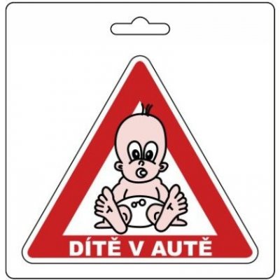 COMPASS samolepka dítě v autě (105 x 120 mm) 34490 – Zboží Živě
