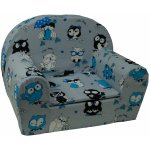 Fimex Dětské křesílko Noční sovy šedé – Sleviste.cz