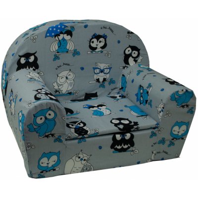 Fimex Dětské křesílko Noční sovy šedé – Sleviste.cz