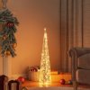 Vánoční osvětlení DKD HOME DECOR LED světelný kužel Acrylic Deco Warm Bílá 90 cm