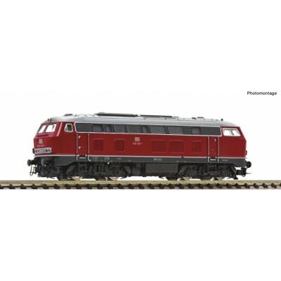 Fleischmann N DCC/ZVUK16 diesel. lokomotiva 218 145 DB tm. červená 724301