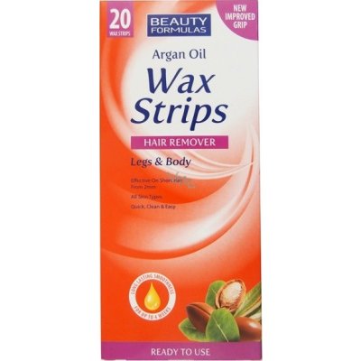 Beauty Formulas Argain Oil Wax Strips depilační pásky na nohy a tělo 20 ks  od 72 Kč - Heureka.cz