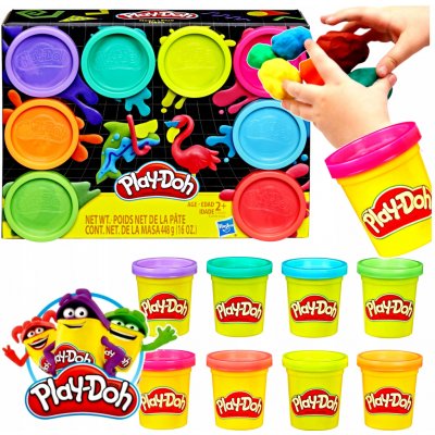 Play-Doh Balení 8 kelímků modelíny – Zboží Dáma