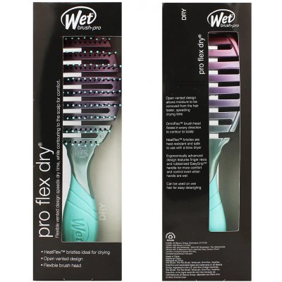 Wet Brush Flex Dry kartáč na vlasy pro snadné rozčesání vlasů Millennial Ombre 1 ks – Zboží Dáma