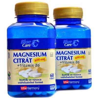 Vita Harmony Magnesium Citrát 400 mg + VitamínB6 120 table – Zboží Mobilmania