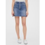 Sukně high rise distressed denim skirt modrá – Sleviste.cz