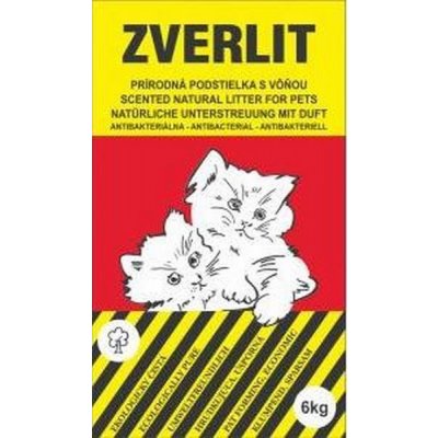 ZVERLIT červený hrubý s vůní Podestýlka kočka 6 kg – Hledejceny.cz