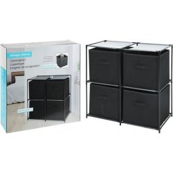 Úložný regál se 4 boxy HOMESTYLING KO-C80652640