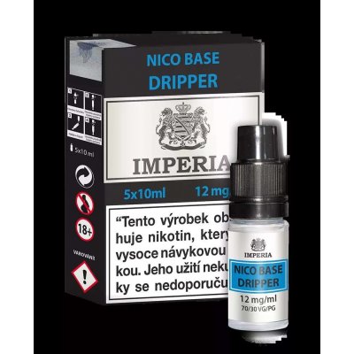 BÁZE IMPERIA NICO BASE DRIPPER VPG 70/30 5X10ML - 12MG NIKOTINU/ML – Zboží Dáma