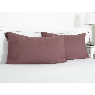 B.E.S. Petrovice na visco polštář bavlna popelín bordó 45 x 75 cm – Zboží Mobilmania