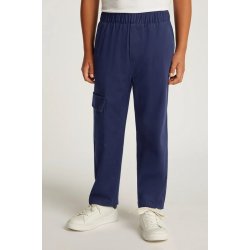 Calvin Klein Jeans dětské kalhoty Twill Skater Cargo IB0IB02338 tmavomodrá