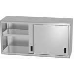 Gastrofans Závěsná skříňka s posuvnými dvířky, svařovaná, hloubka 400 mm, 1200x400x(H)600mm – Zboží Dáma