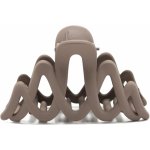 Matný skřipec na vlasy Barva: hnědá – Zboží Dáma