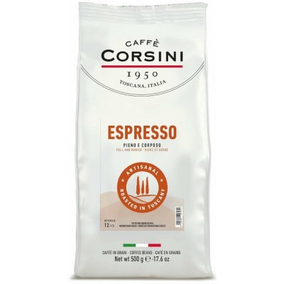 Caffé Corsini Toscana Espresso zrnková 0,5 kg – Hledejceny.cz