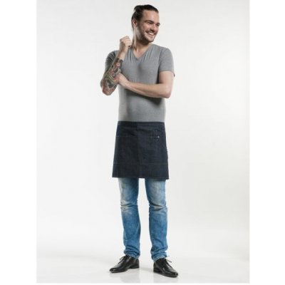Chaud Devant Kuchařská zástěra Multipocket Blue Denim Blue – Hledejceny.cz