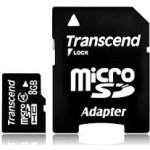 Transcend microSDHC 8 GB Class 4 TS8GUSDHC4 – Zboží Mobilmania