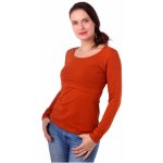 Jožánek kojící tričko Kateřina krátký rukáv skořicové – Zboží Mobilmania