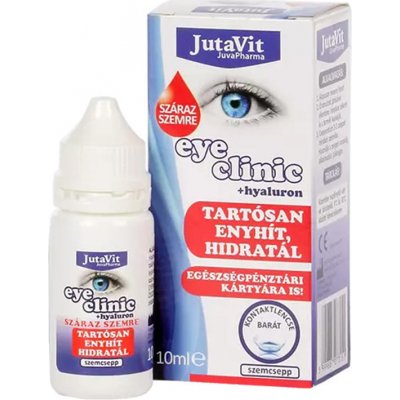 JutaVit Eye Clinic Eye Drops for Dry Eyes 10 ml – Zbozi.Blesk.cz