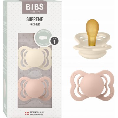 Bibs Supreme Ivory Blush krémová ruměncová 2 ks – Zboží Mobilmania