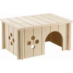 Ferplast dřevěný domek SIN 4645 pro hlodavce 26 x 17,3 x 13 cm – Hledejceny.cz