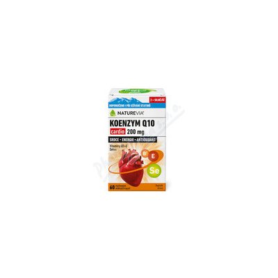 Biovit NatureVia Koenzym Q10 cardio 200 mg 60 kapslí – Hledejceny.cz