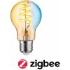 Žárovka Paulmann P 29155 Filament 230V Smart Home Zigbee 3.0 LED žárovka E27 7,5W měnitelná bílá stmívatelné zlatá