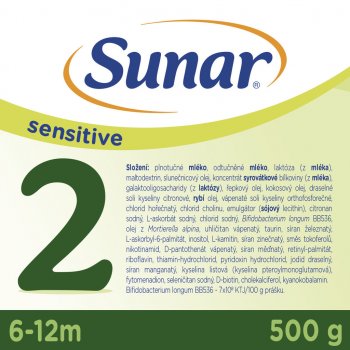 Sunar 2 Sensitive 6 x 500 g