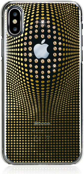 Pouzdro Bling My Thing Warp Deluxe Apple iPhone X / krystaly Swarovski zlaté