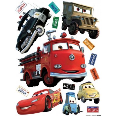 AG Design, Dětská samolepka na zeď DK 1794, Disney Cars – Zboží Mobilmania