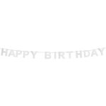Boland Girlanda Happy birthday stříbrná – Zboží Dáma