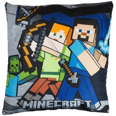 Jerry Fabrics polštář s potiskem Minecraft 40x40 – Zbozi.Blesk.cz