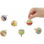 Teddies Káča točící dřevěná mix barev – Zboží Mobilmania