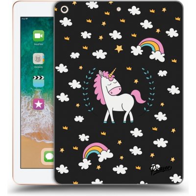 Picasee silikonový černý obal pro Apple iPad 9.7" 2018 6. gen Unicorn star heaven