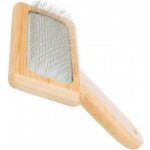 Trixie Jemný kartáč tenké drátěné štětiny bambus 9 x 15 cm – Zboží Dáma