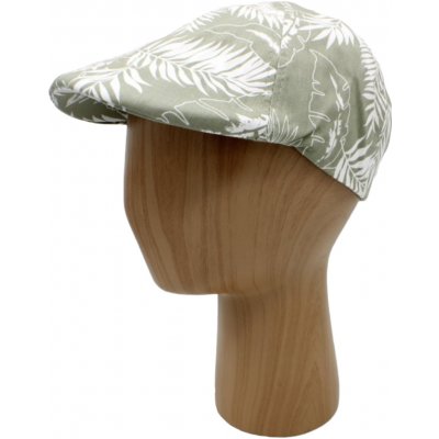 Fiebig Headwear since 1903 Pánská letní bavlněná bekovka 6dílná s tropickým vzorem khaki – Hledejceny.cz