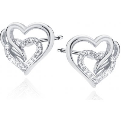 Olivie stříbrné SPOJENÁ SRDCE 7303 – Hledejceny.cz