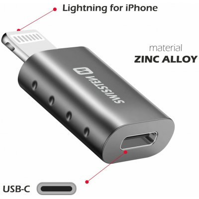 Swissten ADAPTER LIGHTNINGM/USB-CF – Zboží Živě
