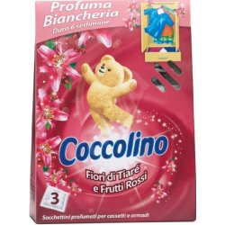 Coccolino vonné sáčky Fiori di Tiaré e Frutti Rossi 3 ks